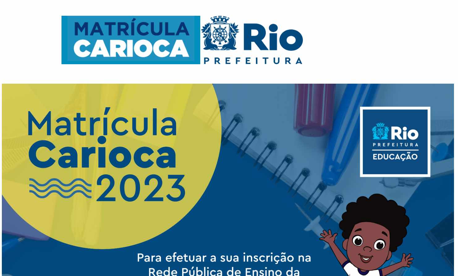 Creches públicas municipais do Rio de Janeiro inscrições abertas