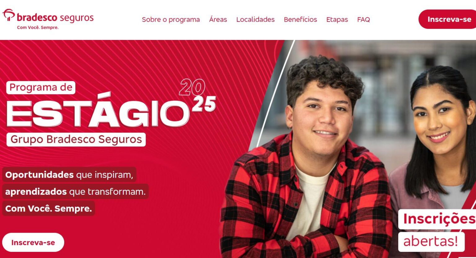 Grupo Bradesco Seguros Abre Inscrições para Programa de Estágio 2025