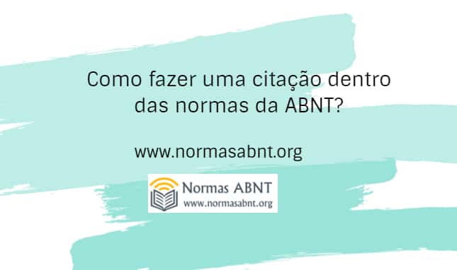 trabalho nas normas da ABNT