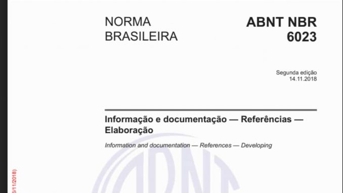 ABNT NBR 6023 - Como Fazer As Elaborações De Referências