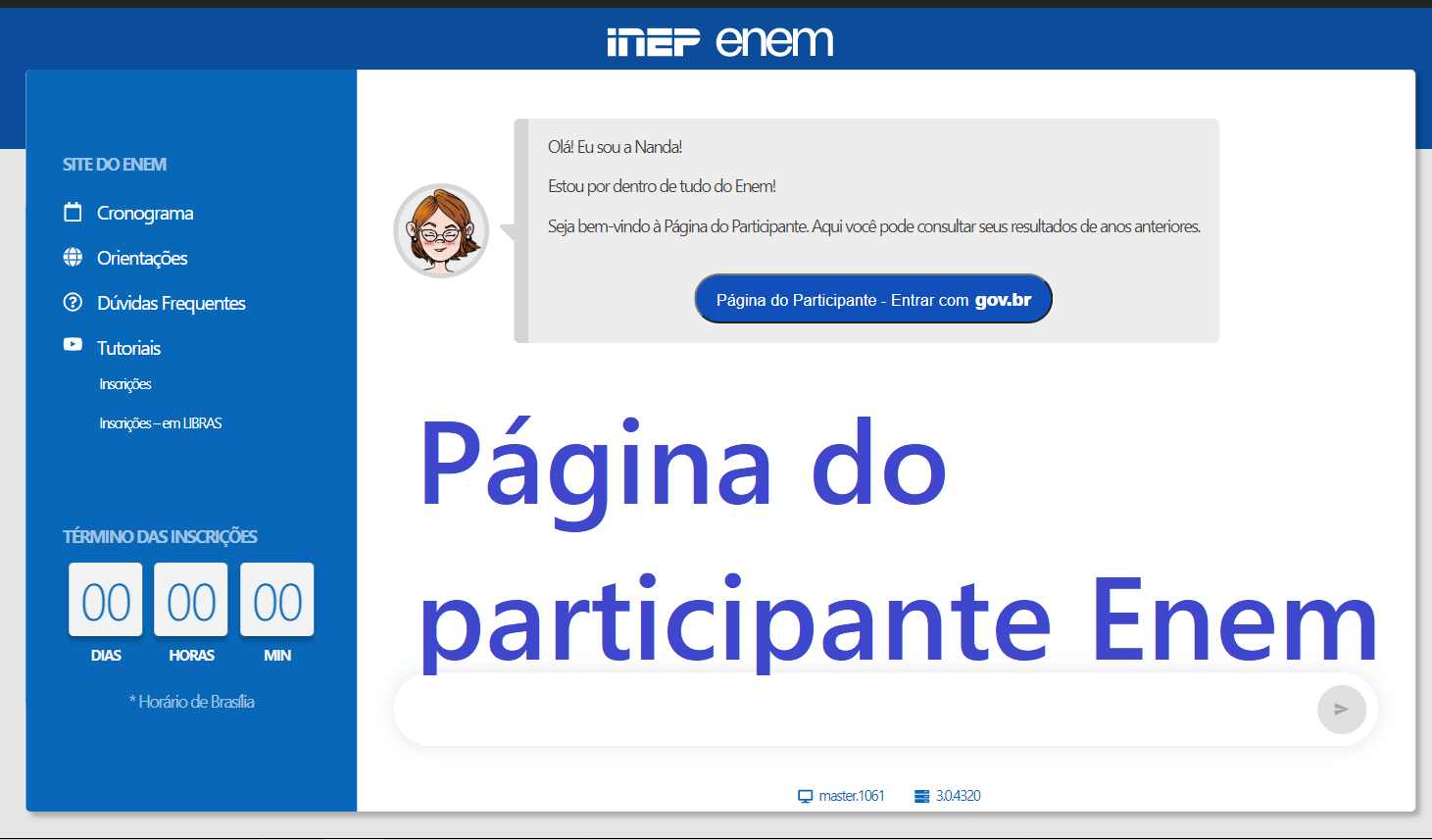 Página Do Participante Enem 2022 - Como Acessar O Portal