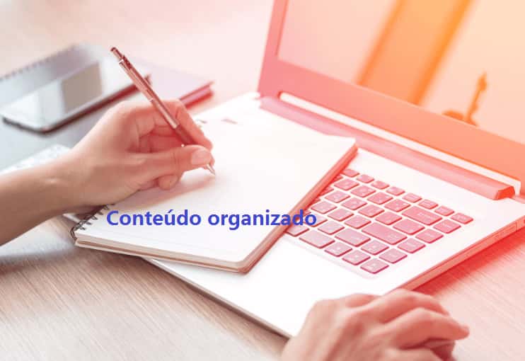 Conteúdo organizado