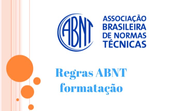 Regras ABNT formatação