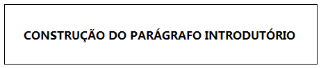 Construção do Parágrafo Introdutório