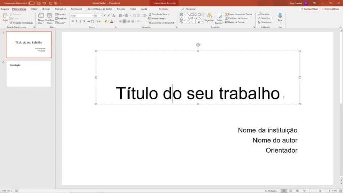 Apresenta O De Slides Tcc Como Fazer Nas Normas Abnt