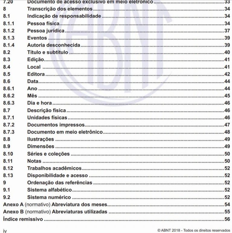 Abnt Nbr 6023 2018 Normas Para Referências Baixar Em Pdf 1709