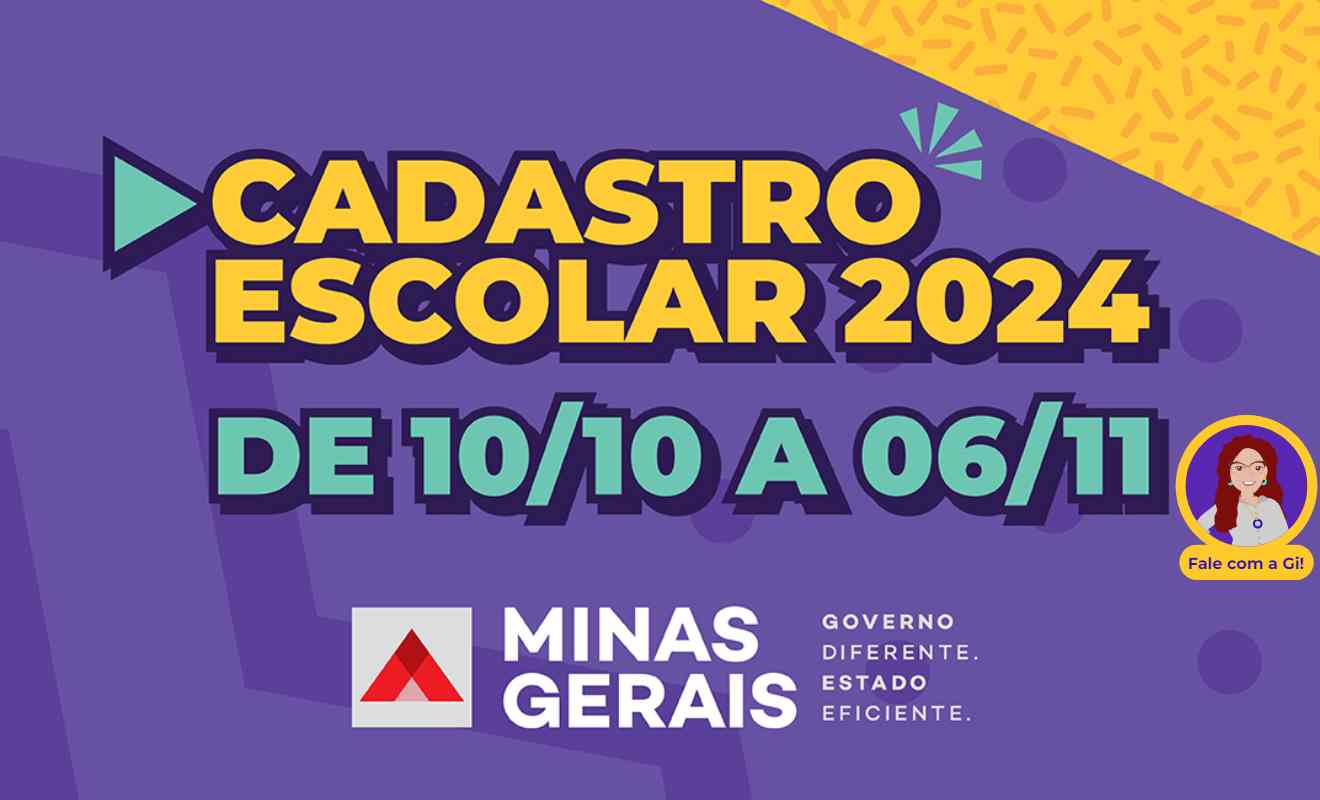 Prématrícula MG 2024 online no SUCEM calendário, como se inscrever