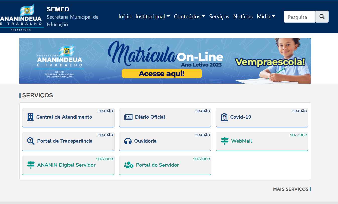 Matrícula 2023 Para Rede Municipal De Ananindeua Calendário Inscrições Digitais