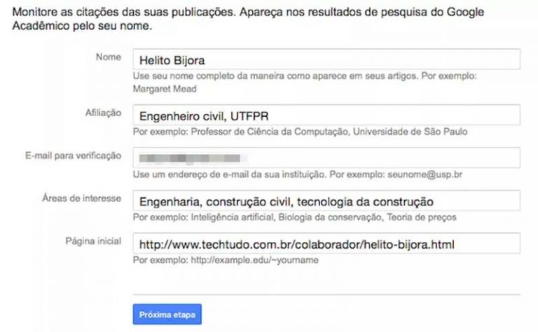 Passo A Passo De Como Criar Um Perfil De Autor No Google Acad Mico