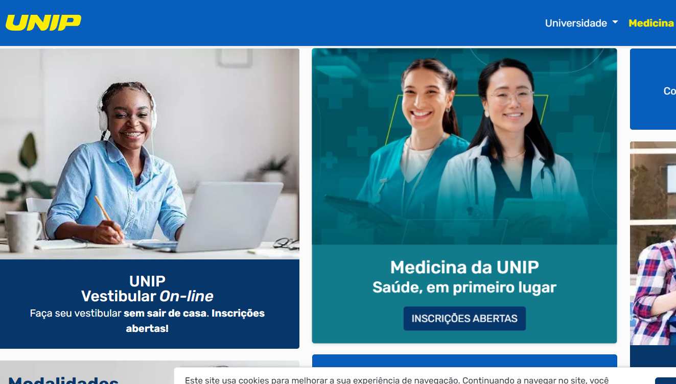 UNIP Prouni 2025 – Universidade Paulista, vagas e cursos