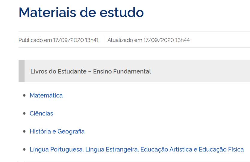 provas das edições anteriores do encceja