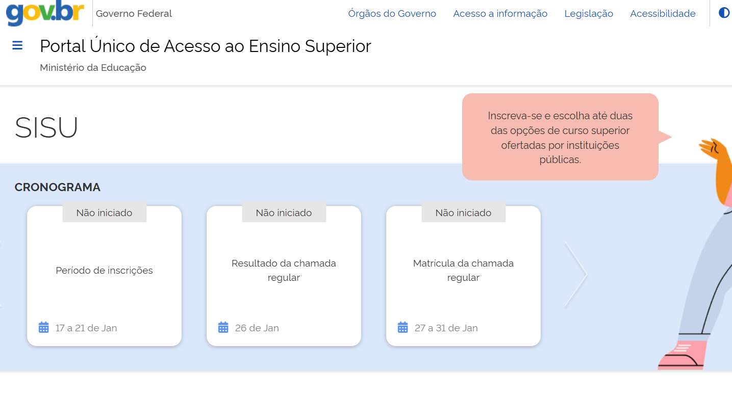 Como se inscrever no SISU