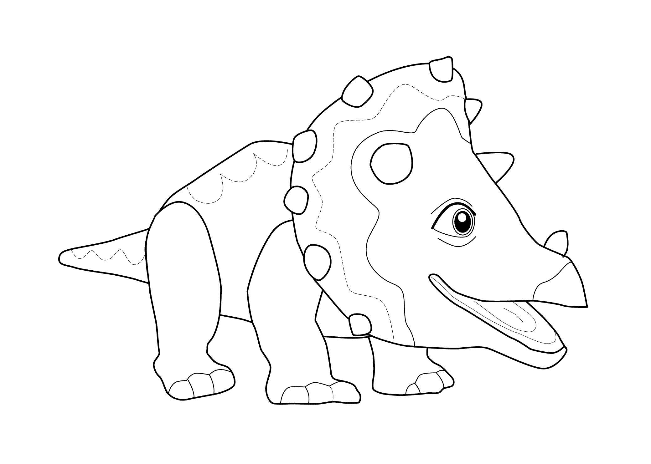 desenhos para colorir de dinossauros fofos para crianças aprendem a  desenhar 8075238 Vetor no Vecteezy