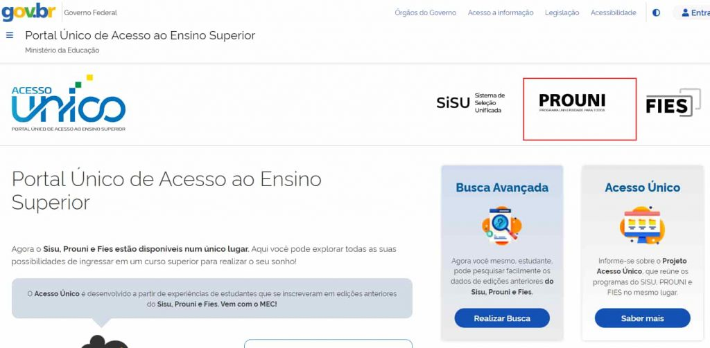 Inscrições ProUni 2025