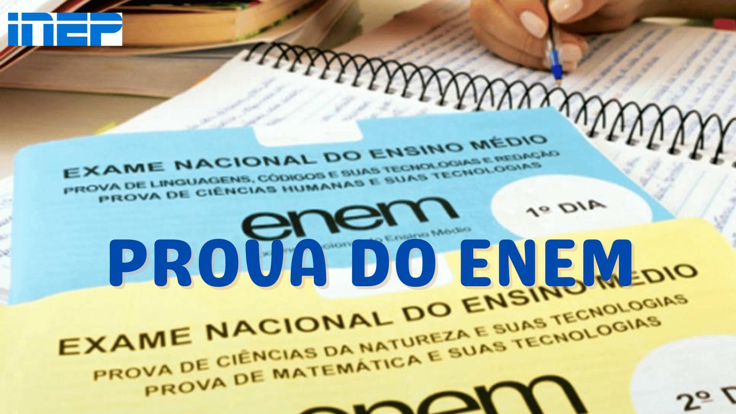 Prova Enem 2025 – datas e horários, quando é, o que leva