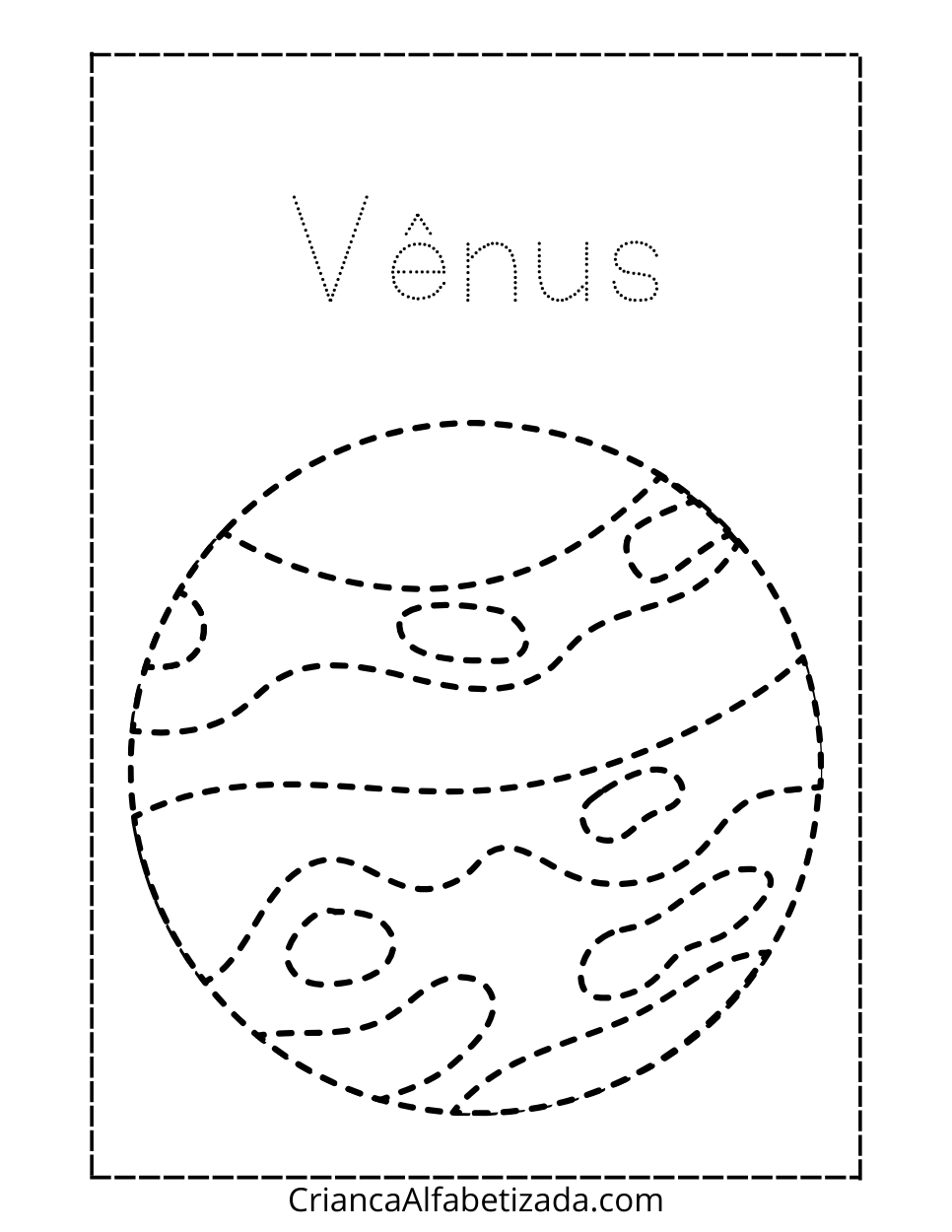 desenho para colorir - Vênus